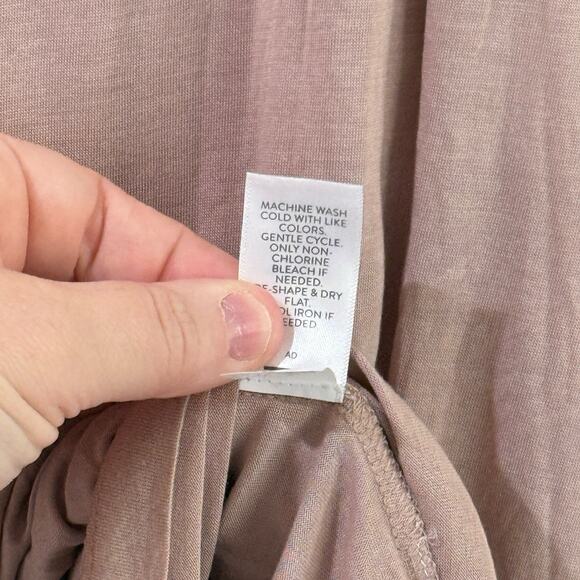 J. Jill Pure Jill Supersoft 3/4 Sleeve Elliptical Tee Womens Size S Mauve Pink - Picture 6 of 10